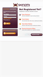 Mobile Screenshot of myaccount.skinomi.com